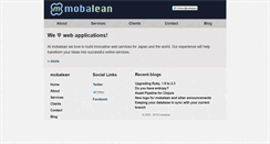 Desktop Screenshot of mobalean.com